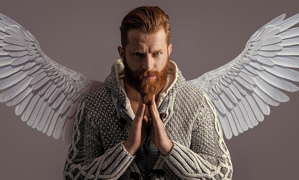 dodajte anđeoska krila bijeloj fotografiji