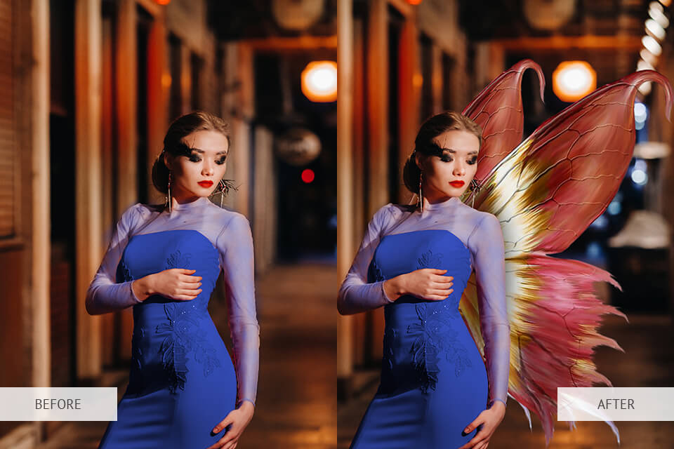 dodajte anđeoska krila fotografiji