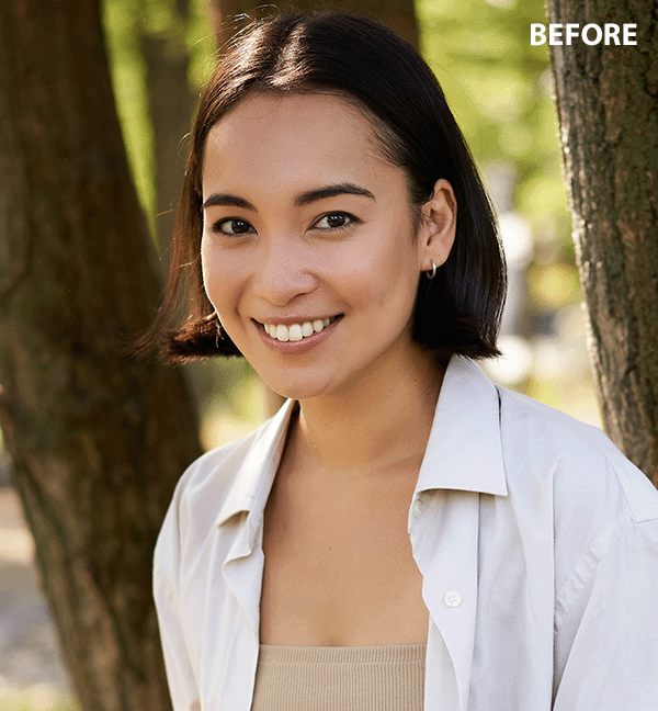 add bangs to photo app gif