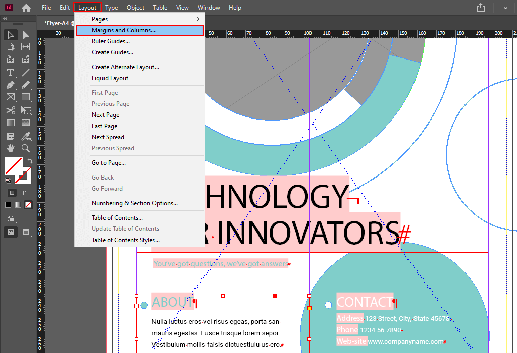 how-to-add-columns-in-indesign-in-several-clicks