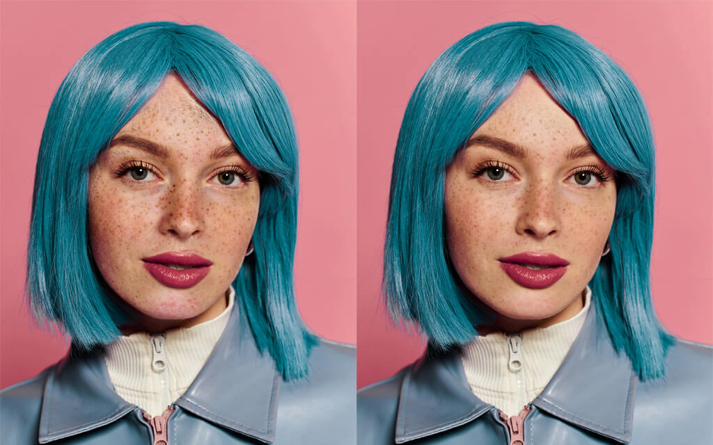 add freckles to photo