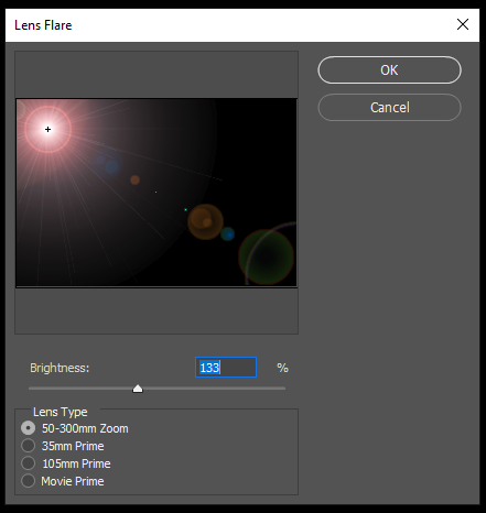 add light in photoshop brightness