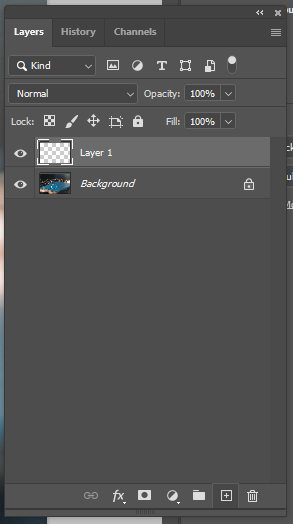 add light in photoshop creating new layer