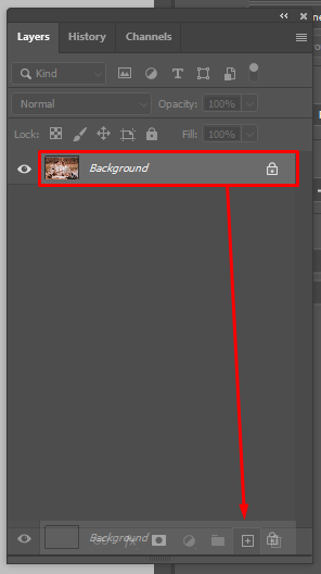 add light in photoshop layer duplicate
