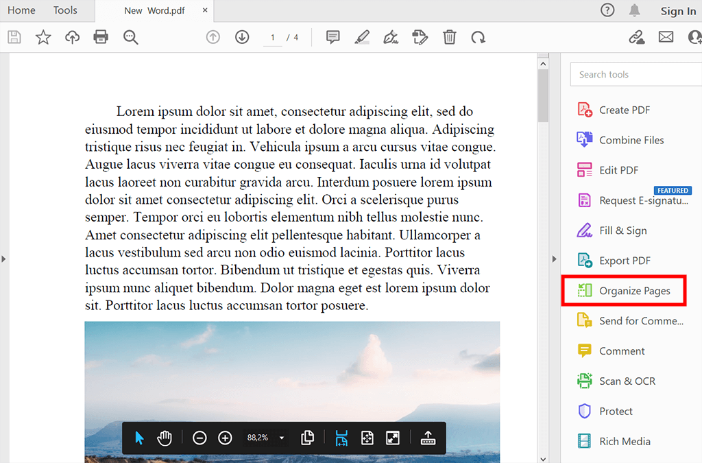 how to add pages in adobe acrobat pdf