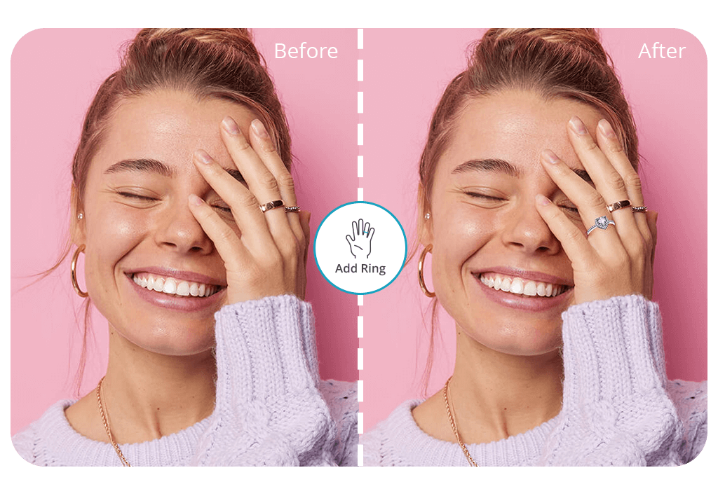 add ring on photo app cover