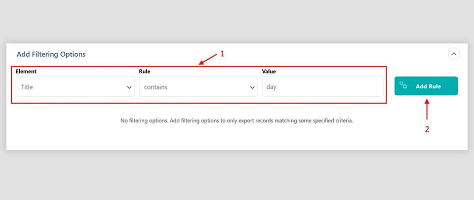 add rule to export images in wordpress