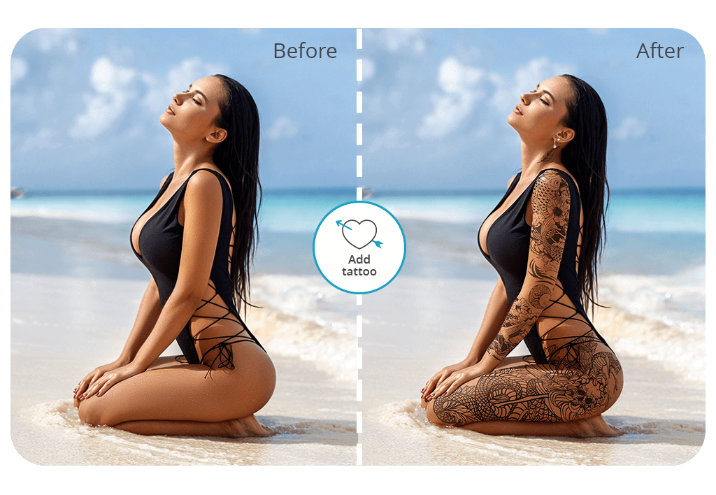 add tattoo to photo