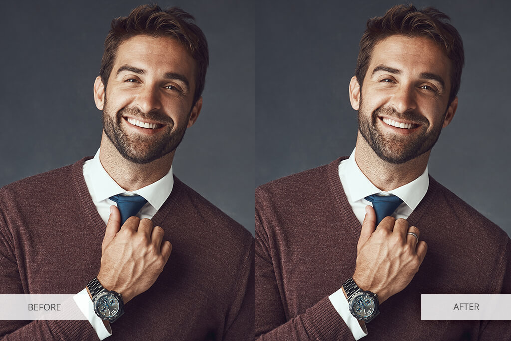 adding ring on photo man