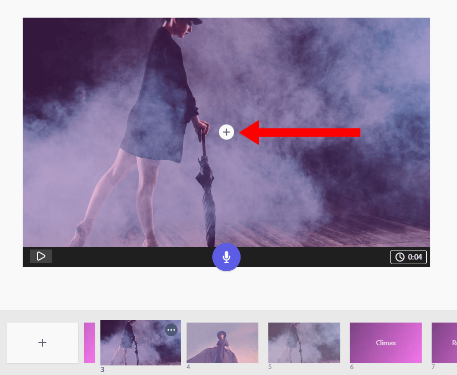 adding text to create video in adobe cc express