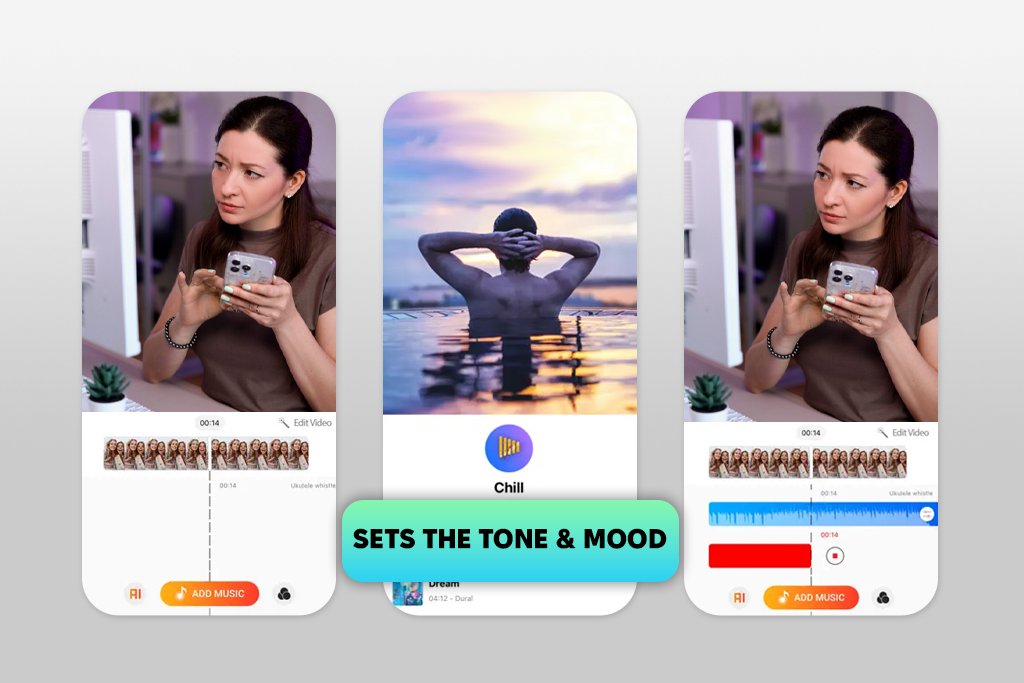 addmusictovideo editor app to add music to video