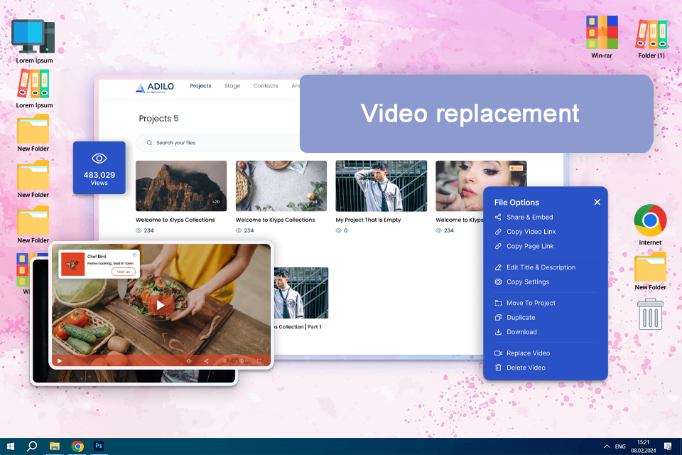 adilo cloud storage for videos