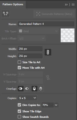 adjusting pattern in illustrator