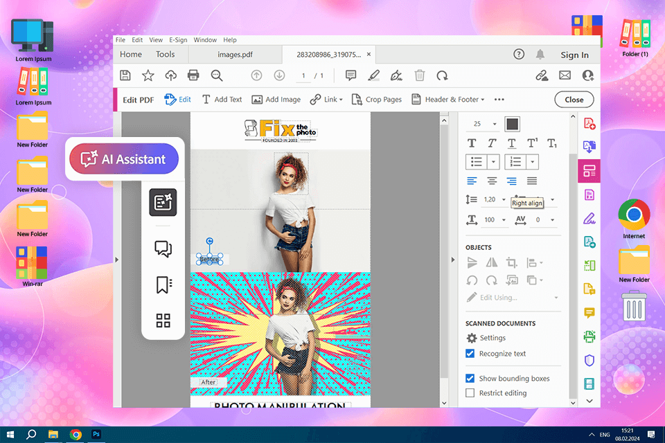 adobe acrobat ai assistant editing