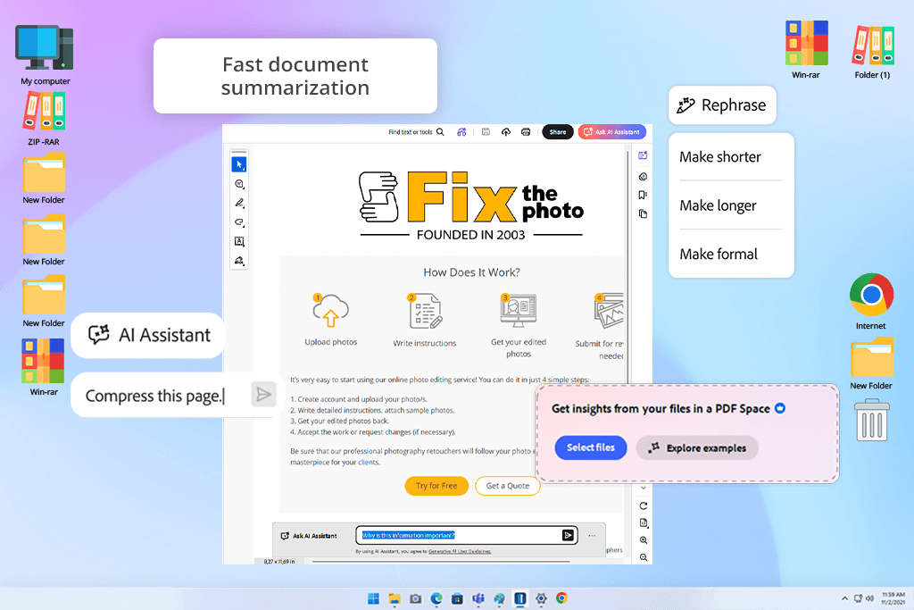 adobe acrobat ai assistant generative ai tool for business