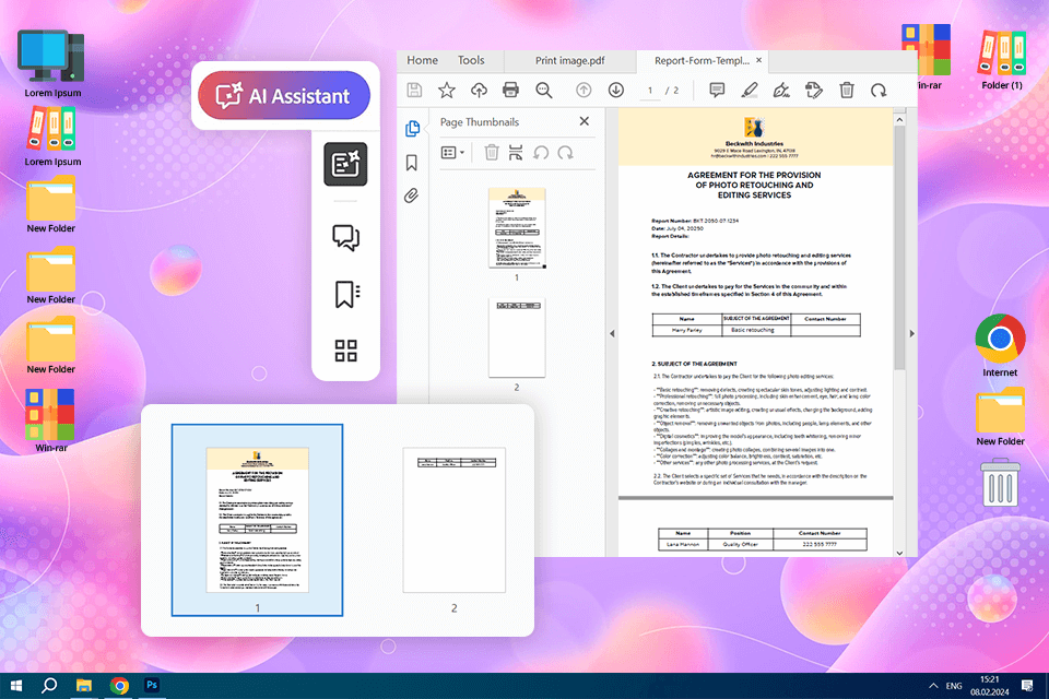 adobe acrobat ai assistant reader