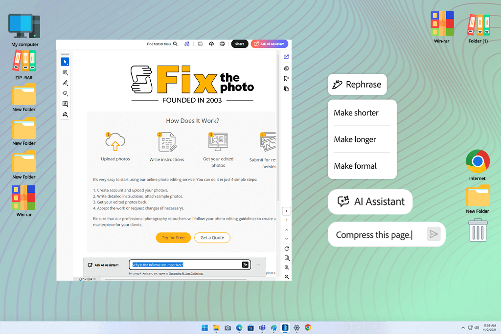 adobe acrobat ai presentation maker editor