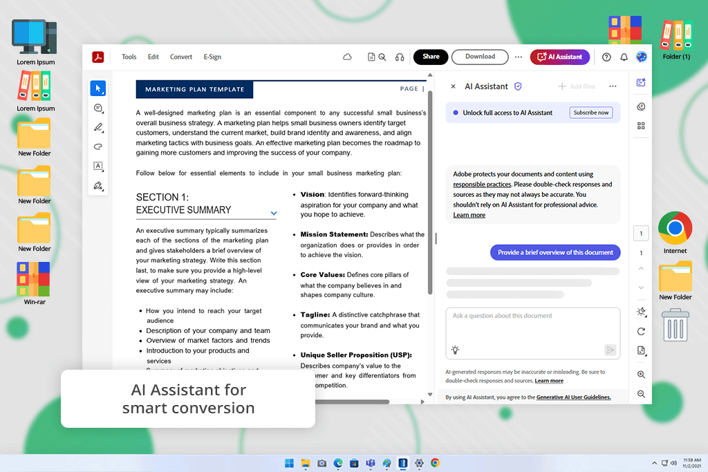 adobe acrobat free pdf to word converter