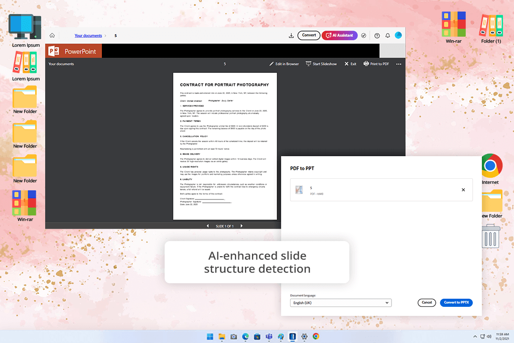 adobe acrobat pdf to ppt converter