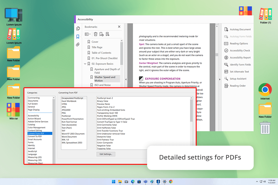 adobe acrobat pro convert pdf to pdfa
