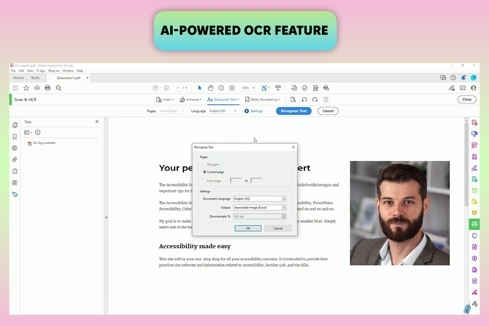 adobe acrobat pro dc ai ocr