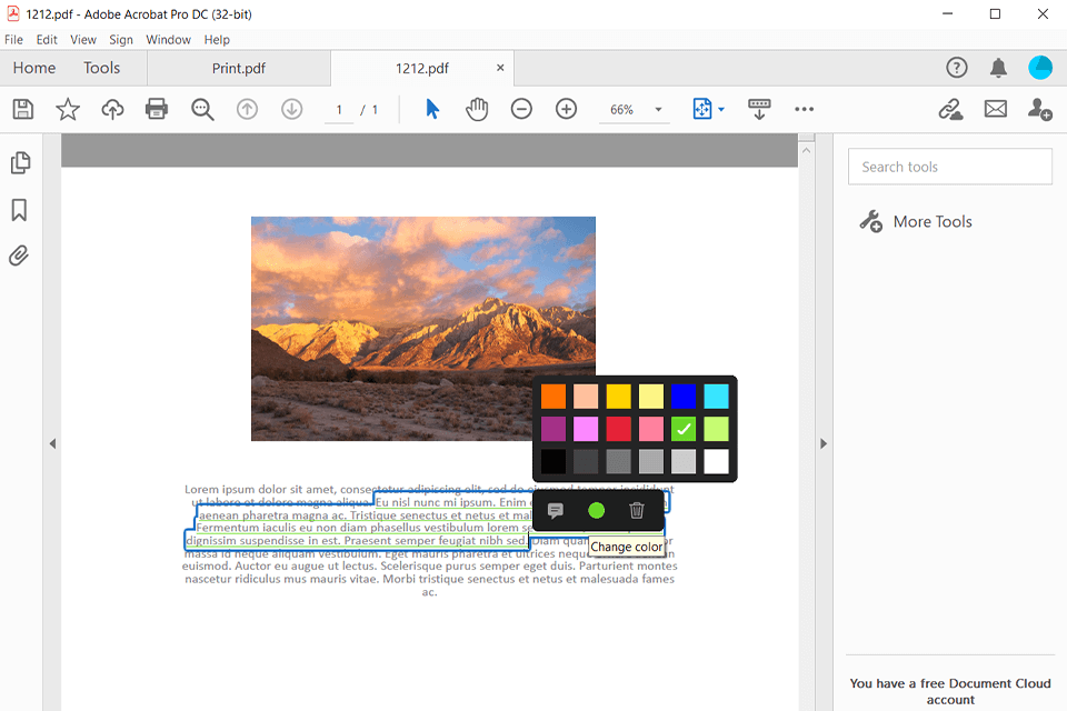 adobe acrobat pro dc review editing