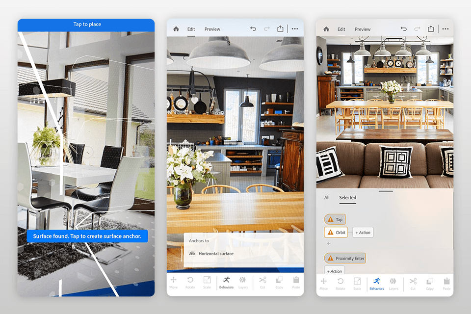 adobe aero free adobe product interface