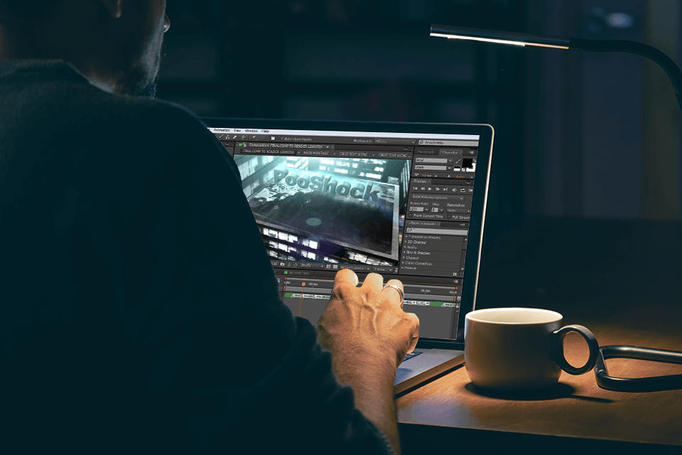 adobe after effects cs6 in use