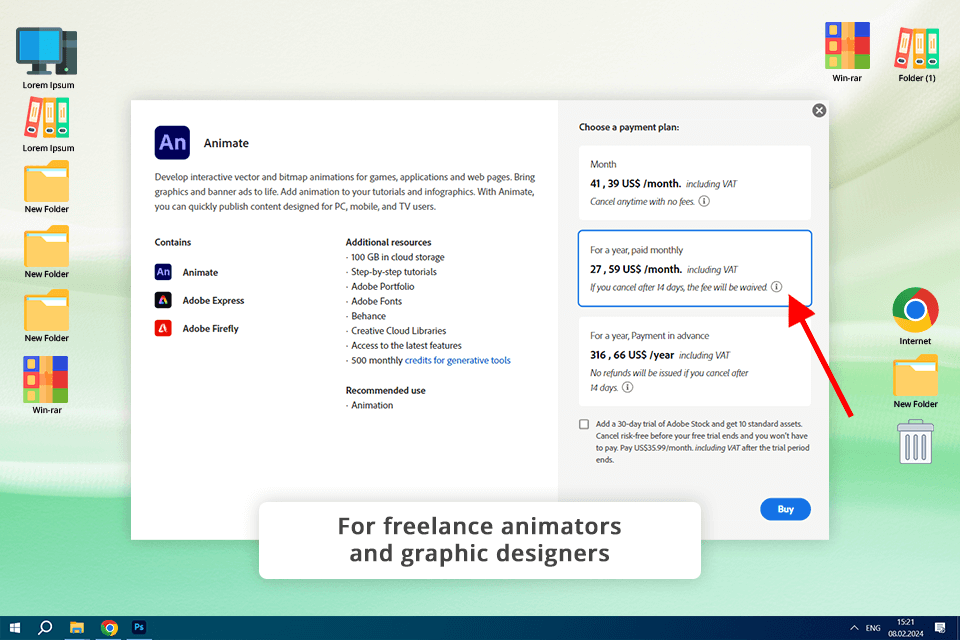 adobe animate single plan