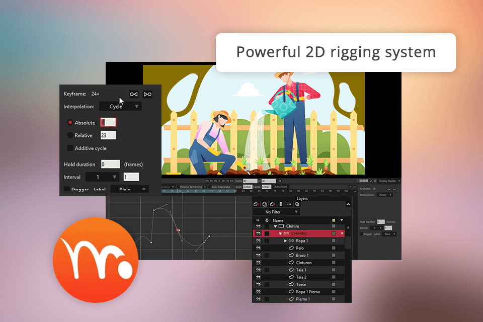 moho animation features