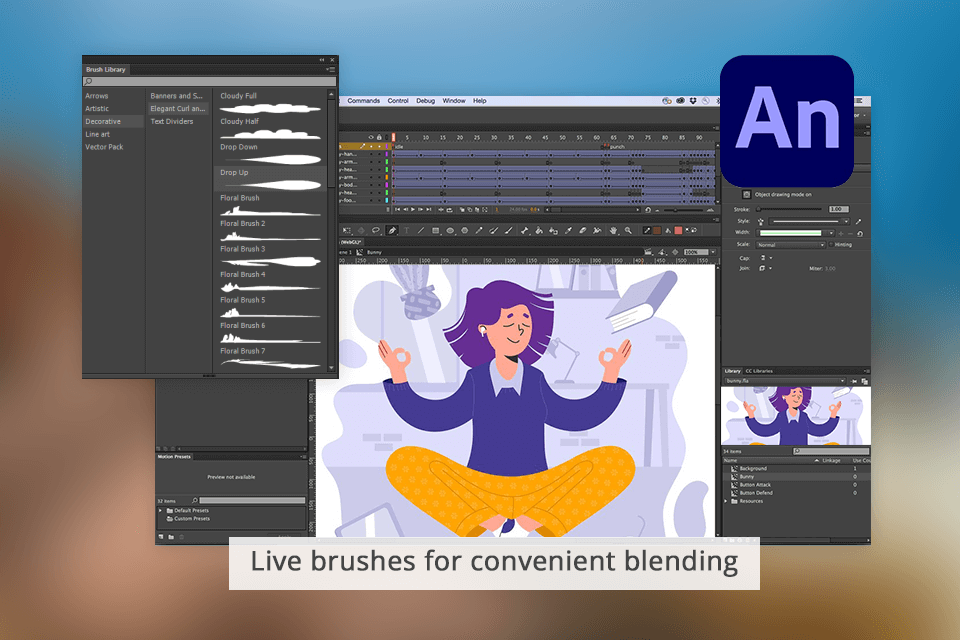 adobe animate brushes