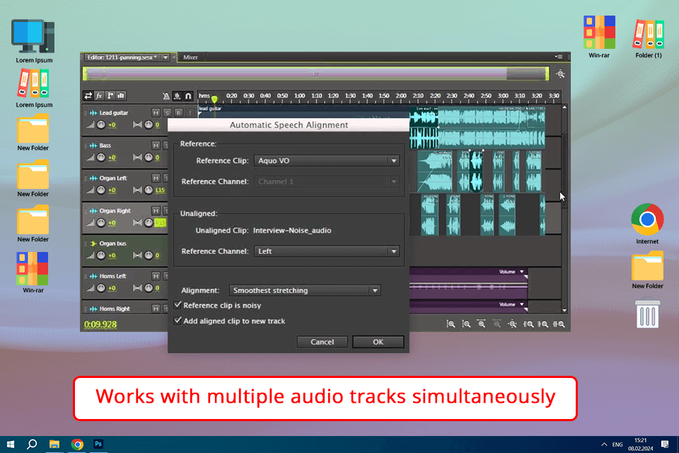 adobe audition 1 5 interface