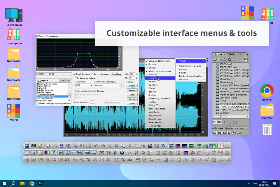 adobe audition cs3 interface