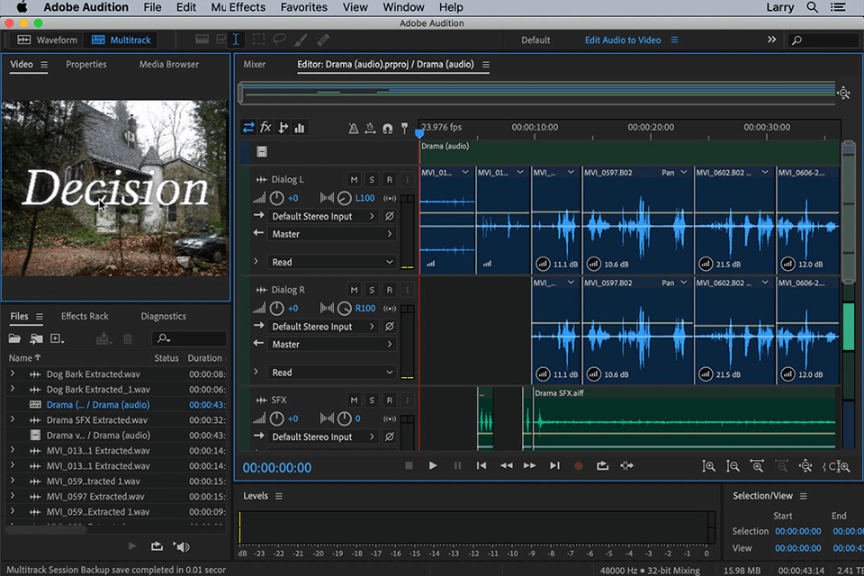 adobe audition interface