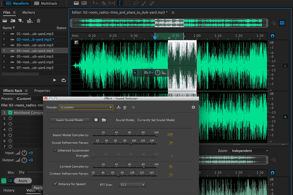 adobe audition software for podcast audio