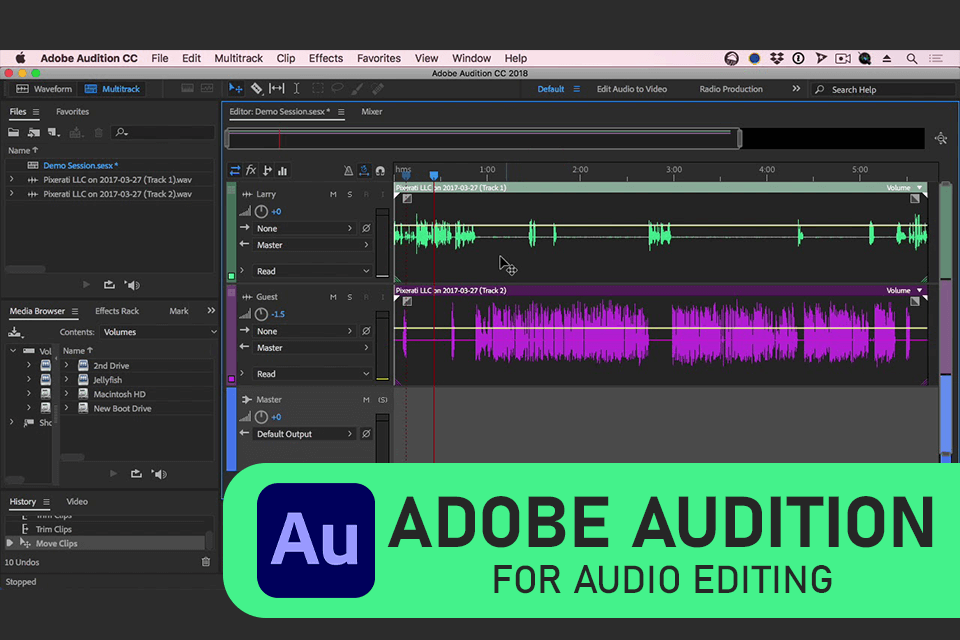 adobe audition interface