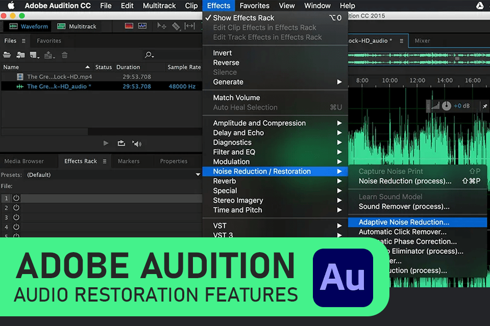 adobe audition features