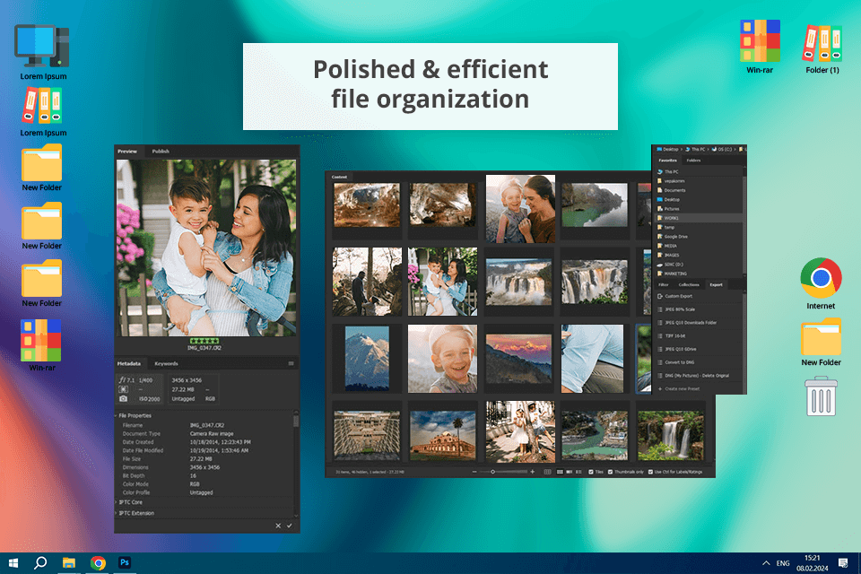 adobe bridge mylio alternative interface