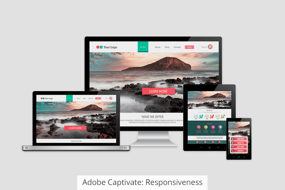 adobe captivate responsiveness