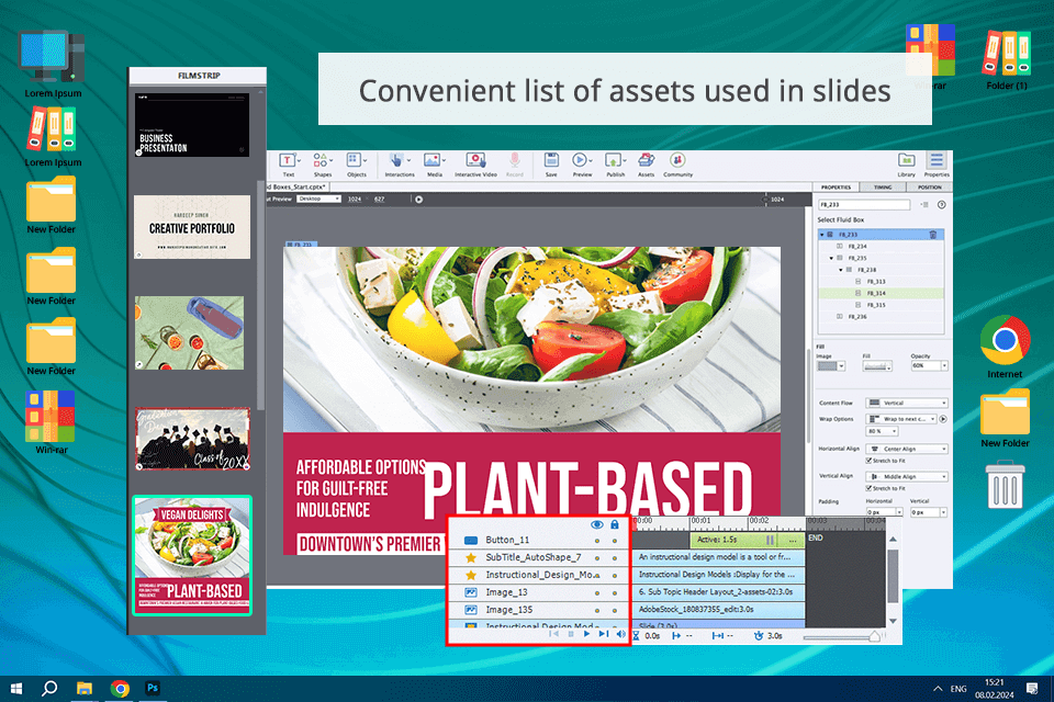 adobe captivate screen