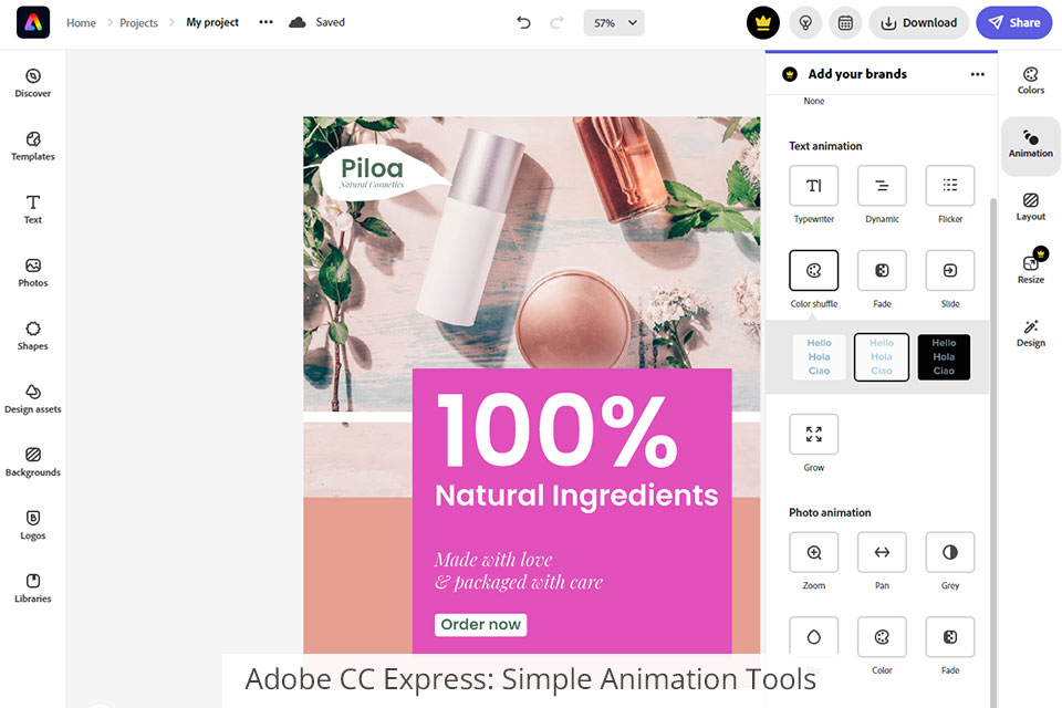 adobe cc express feature