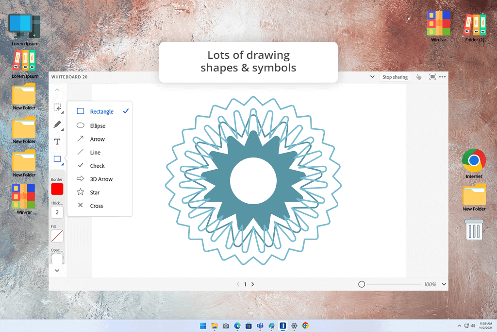 adobe connect drawing tools