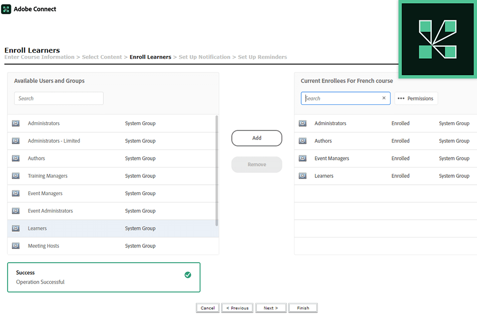 adobe connect interface