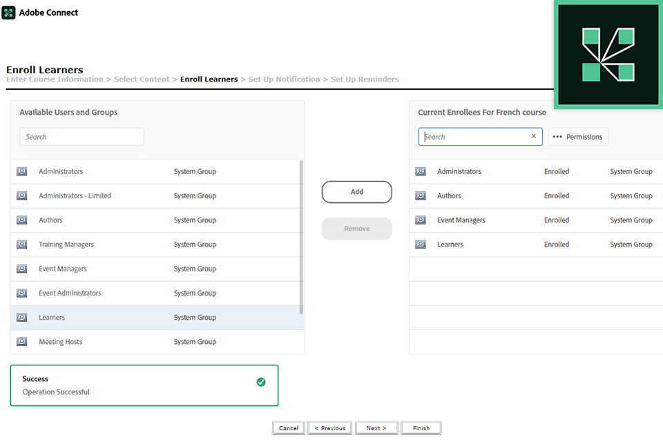 adobe connect interface