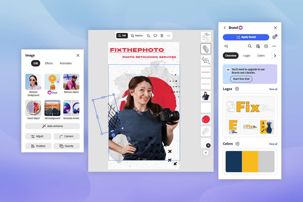 adobe creative cloud adobe express