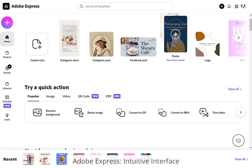 Adobe express. Adobe Creative cloud Express.