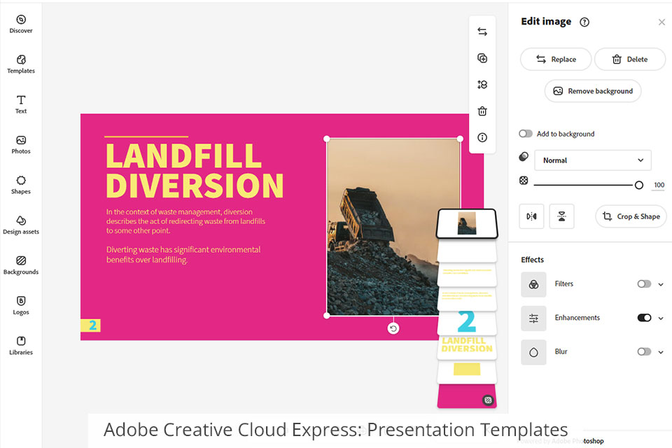 Adobe Express và Prezi đều là những công cụ dẫn đầu trong việc chỉnh sửa ảnh, tuy nhiên, liệu bạn có chọn được công cụ phù hợp với nhu cầu của mình? Hãy cùng so sánh hai phần mềm này và quyết định xem nào là một sự lựa chọn tốt nhất để tạo nên những bức ảnh đẹp mắt và sáng tạo.