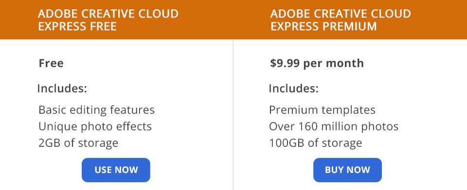 adobe creative cloud express price