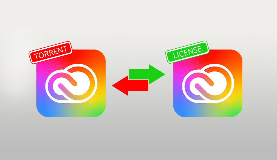 adobe creative cloud illegal versions disadvantages