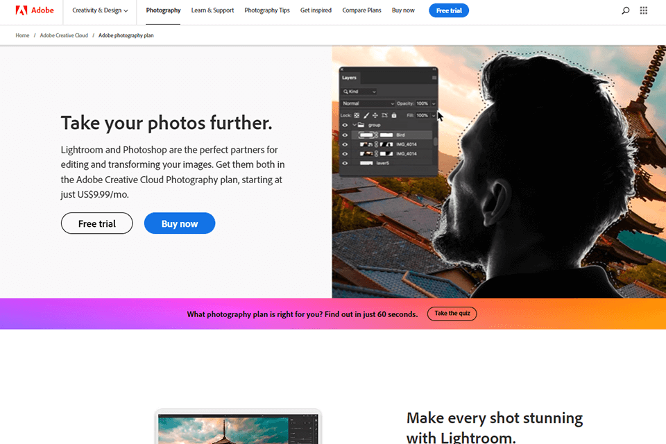 adobe creative cloud photography website